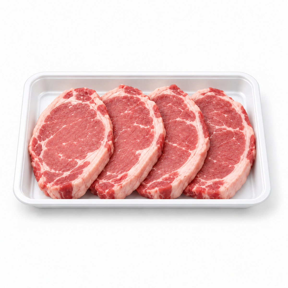 J4 White Poly Meat Trays - Request A Quote