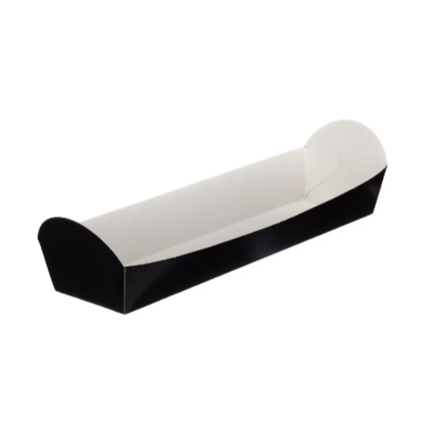 Black Folded Board Baguette Tray