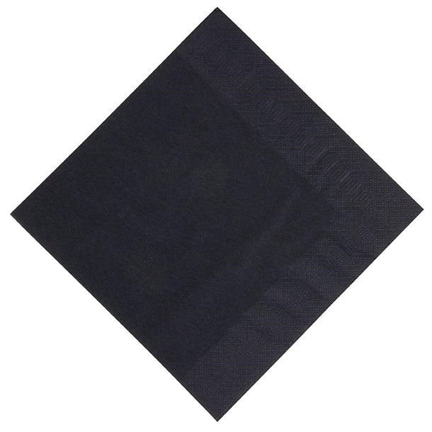 Black Cocktail Napkins