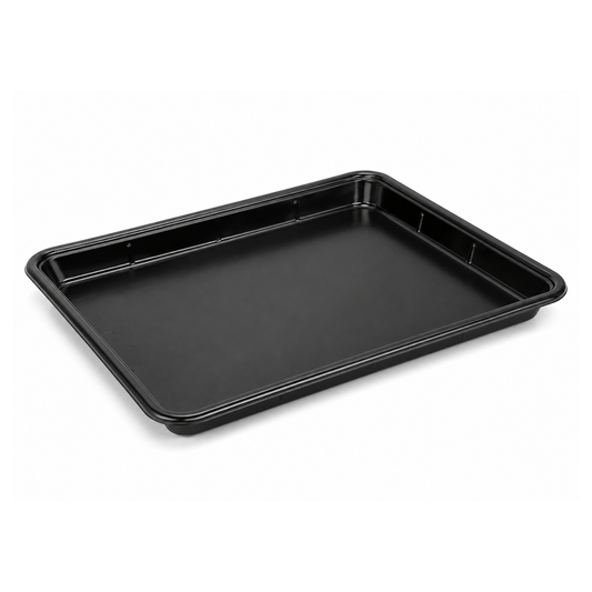 J4 Black Poly Meat Trays - Request A Quote