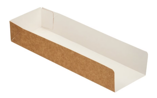 Kraft Folded Board Hotdog Tray