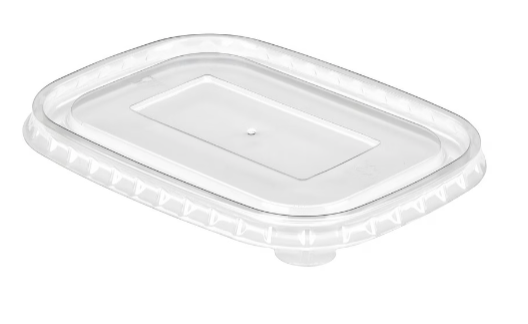 500/750/1000ml Clear PET Rectangular Deli Bowl Lid