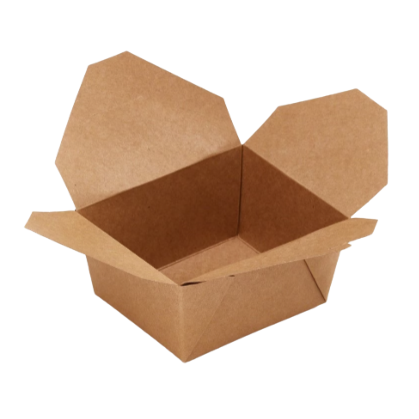 Small Kraft Folded Board Food Box (PE Lined)