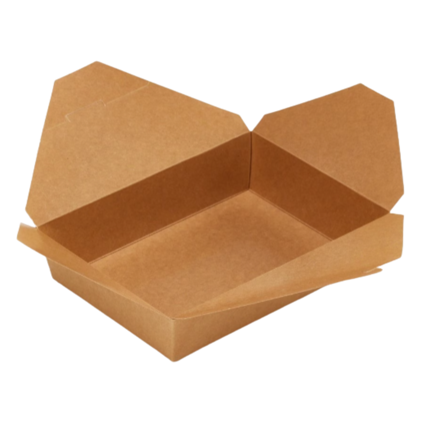 Large Kraft Folded Board Food Box (PE Lined)