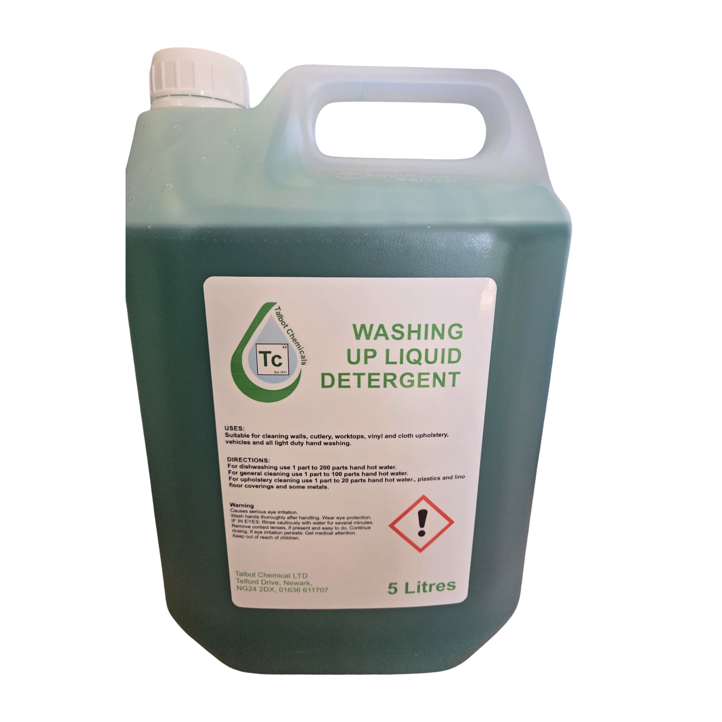 Washing Up Liquid Detergent - 5 Litres